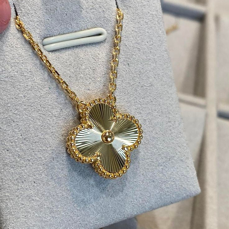 Golden Clover Necklace