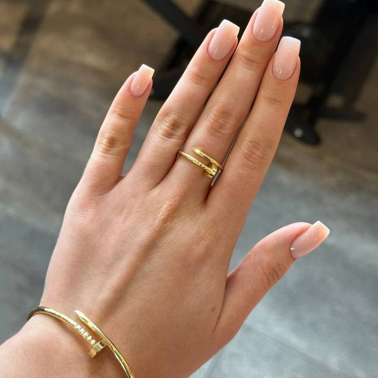 Nail Bracelet + Nail Ring